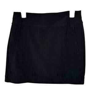 Athleta Black Tennis Mini Skort Women's 8